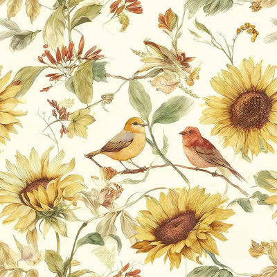 Papel tapiz floral vintage autoadhesivo 16.9x118.1pulg