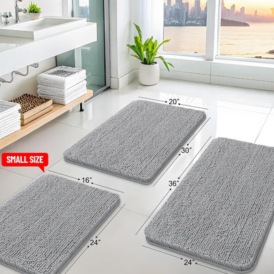 Alfombras baño 70x24 felpilla goma antideslizante lavables