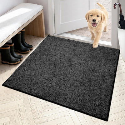 Tapete puerta antideslizante 36x36pulg rascador zapatos perro