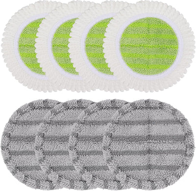 Almohadillas trapeador eléctrico giratorio 6.3pulg comp 8 pzas