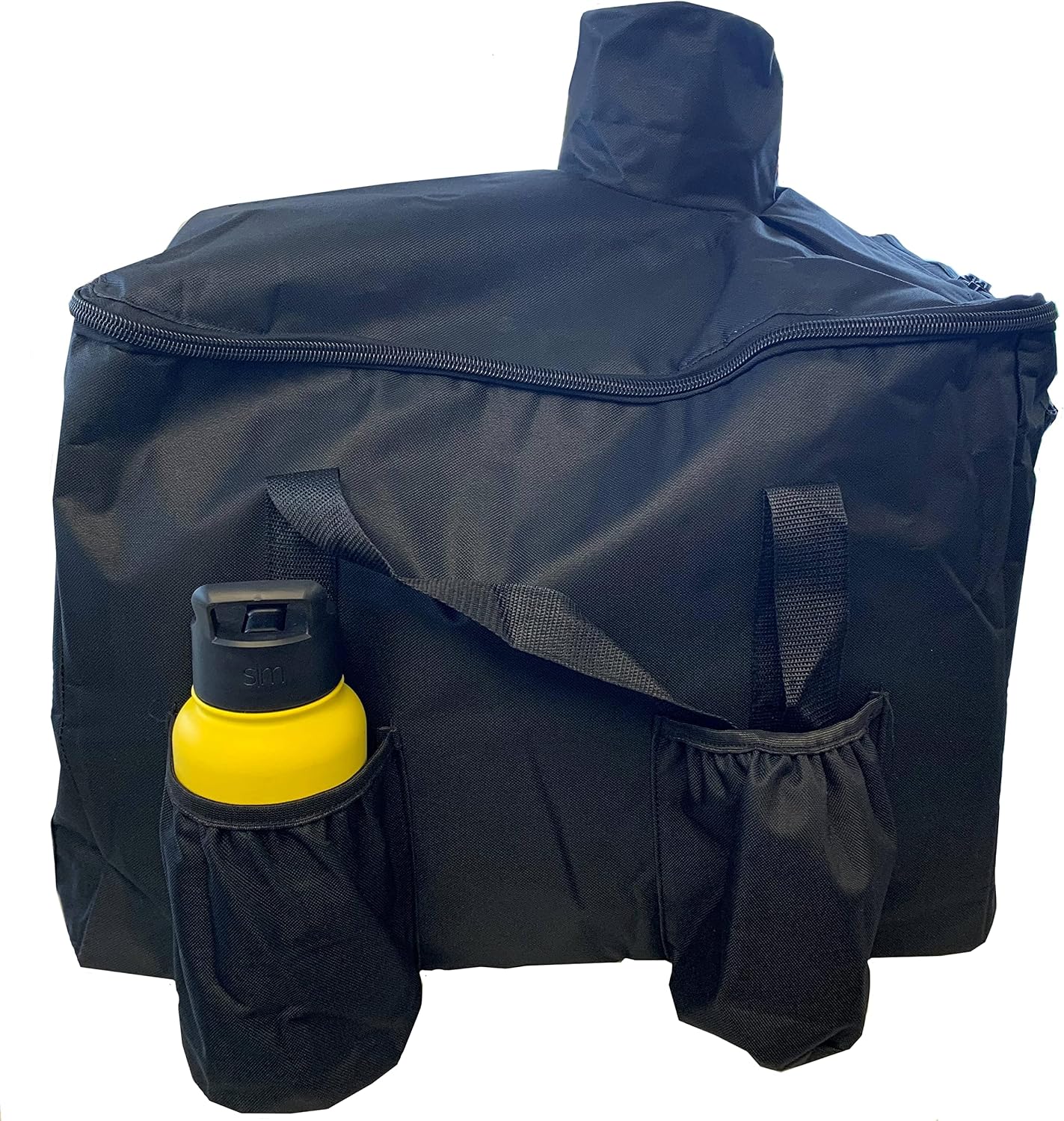 Funda impermeable horno pizza exterior negro con soporte vino