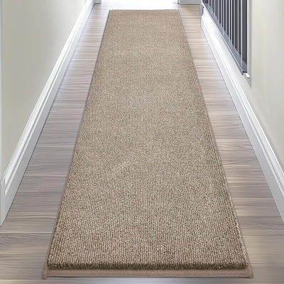 Alfombra pasillera rectangular 24x96pulg antideslizante absorbente