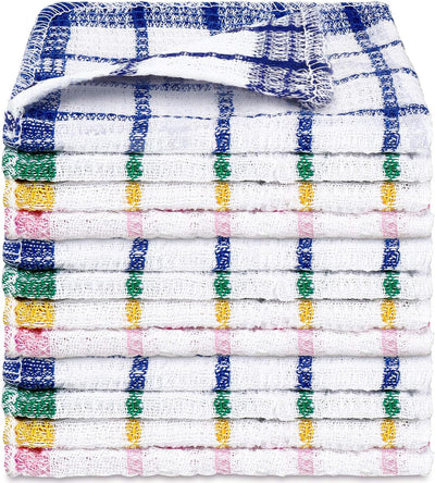 12 Paños Algodón 12x12pulg Absorbentes Reutilizables