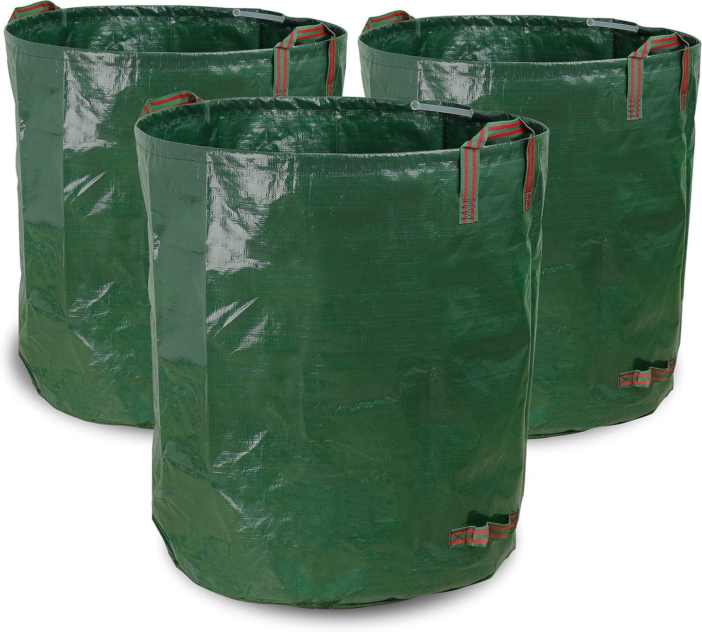3 Pzas Bolsas 72gal Residuos Jardín Reutilizables Plegables