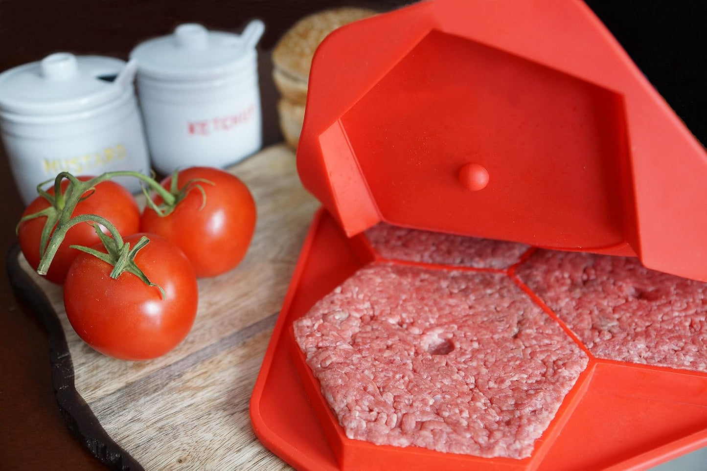 Prensa hamburguesas 4en1 Burger Master