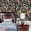 Papel tapiz floral bohemio vintage 16.9x197pulg autoadhesivo