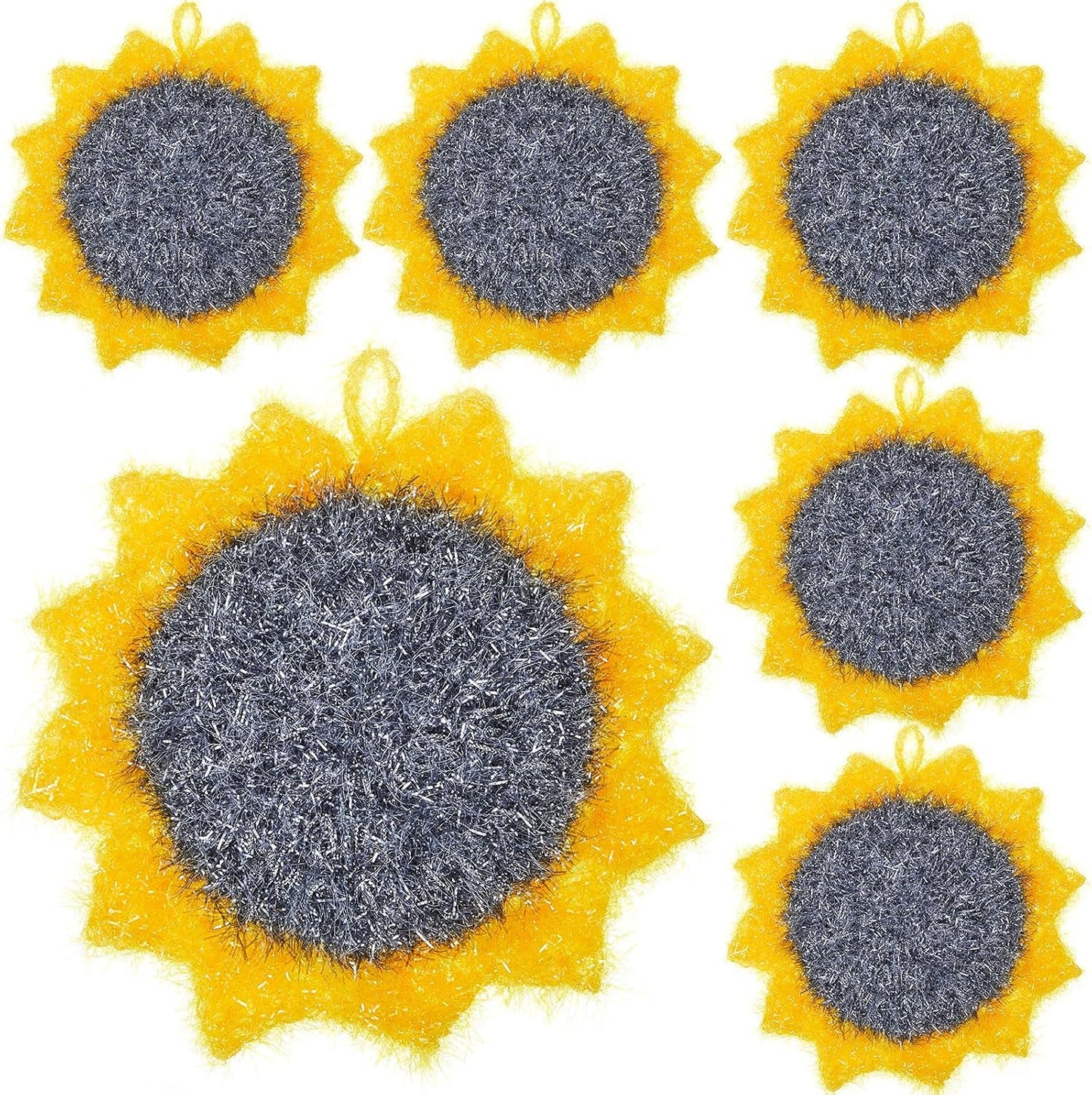 Esponja plato forma girasol doble cara no raya