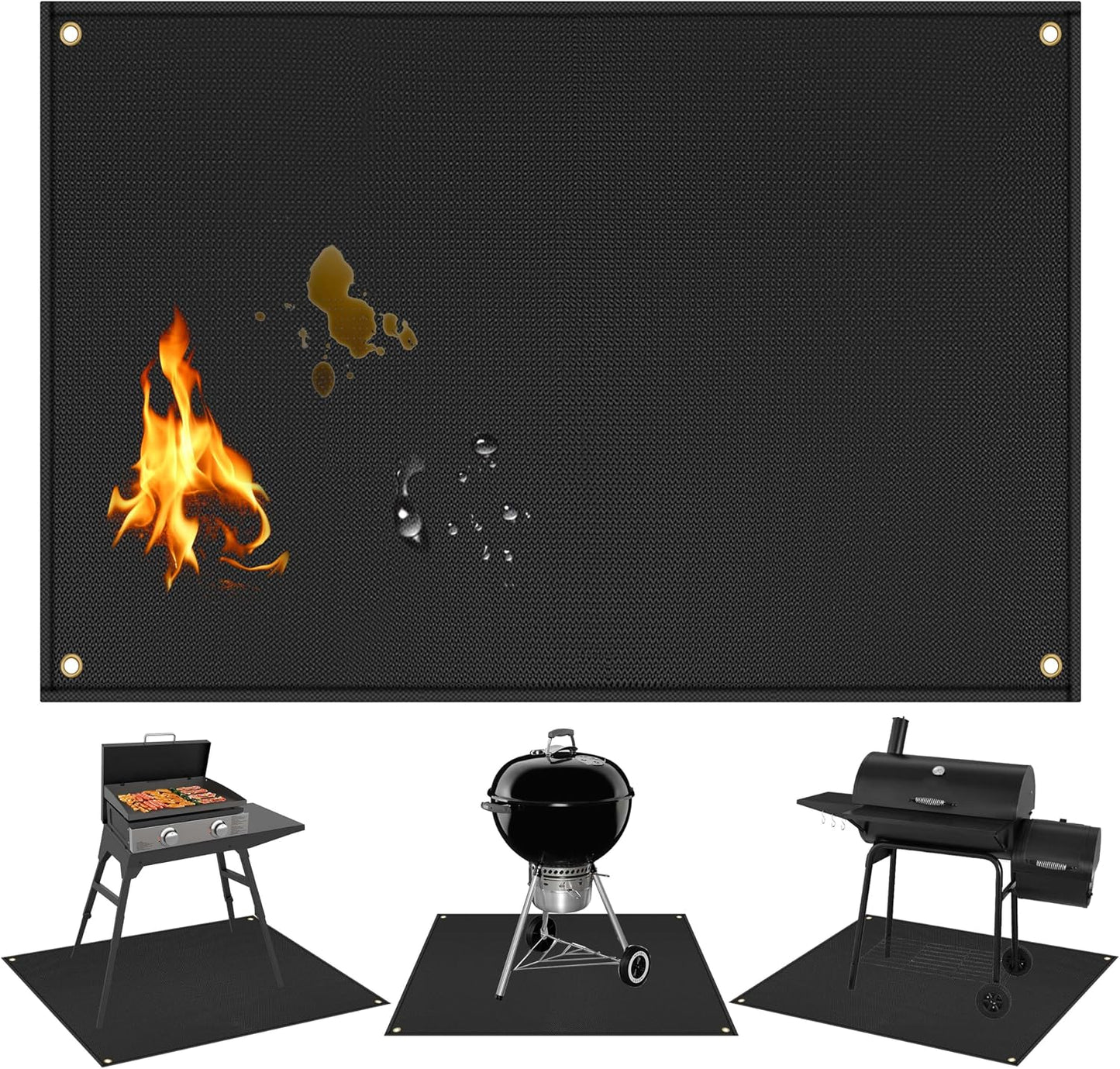 Protector parrilla mate compatibl con Blackstone 48x36