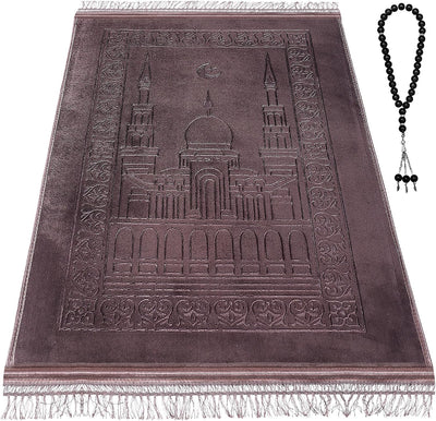 Tapete oración acolchado grueso para hogar viajes meditación