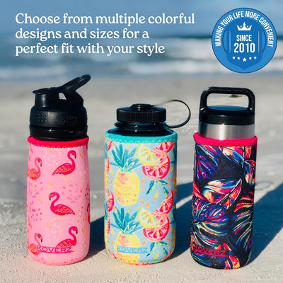 Funda para botella de agua Koverz de neopreno para 24-30 oz grande