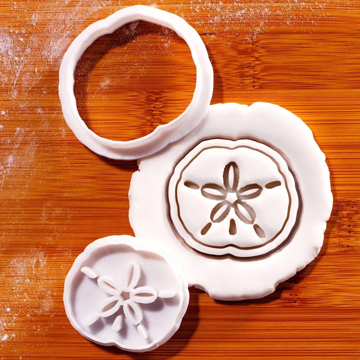 Juego mini cortador galletas sellos tema playa molde cupcakes