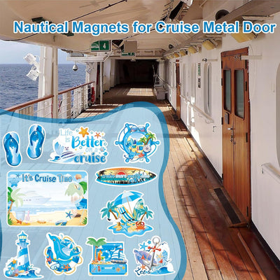 11 Pzas imanes náuticos decoración puerta crucero