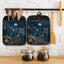 Soportes para macetas flores silvestres azul Moody con bolsillos