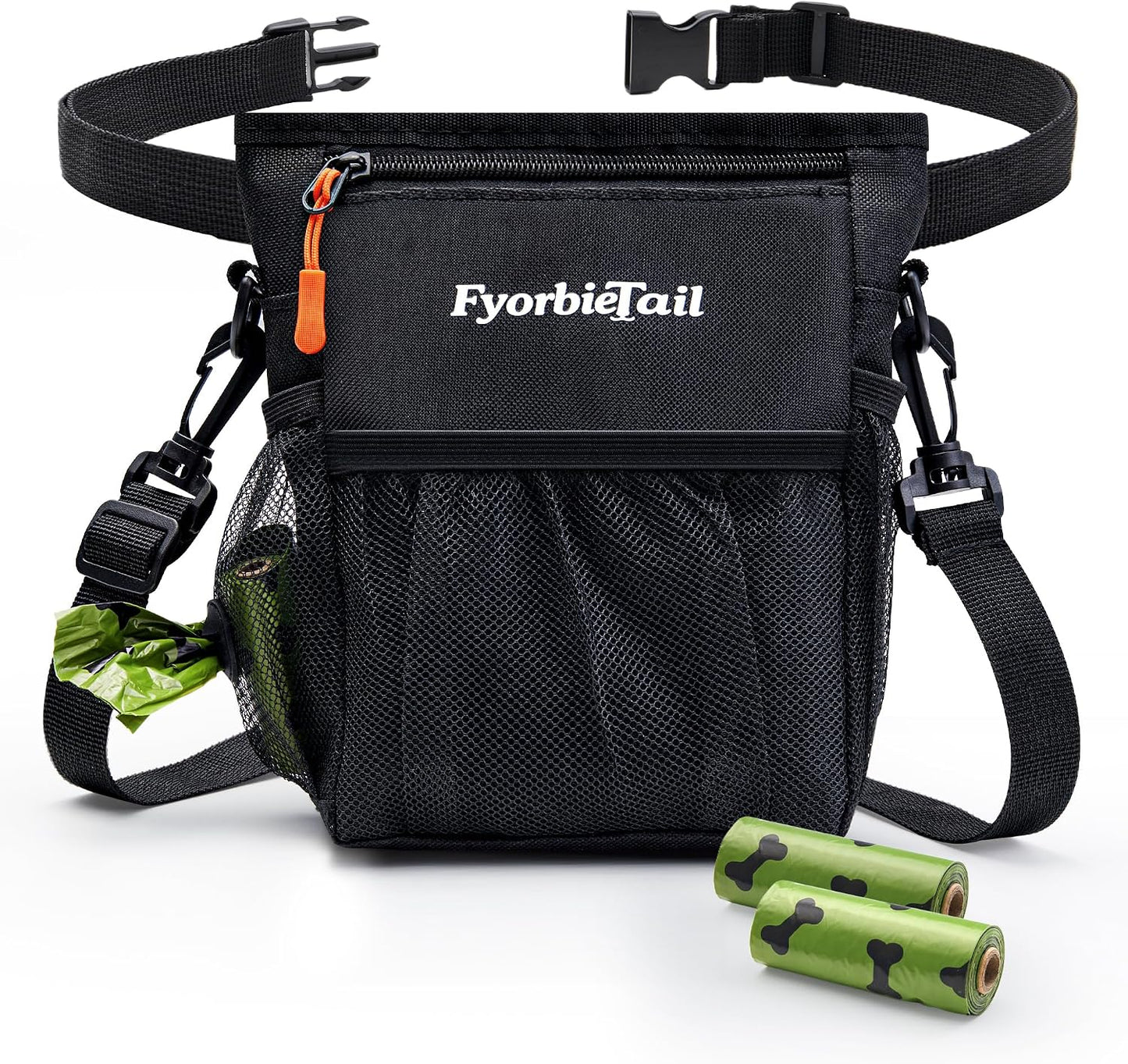 Bolsa golosinas perros 4 tazas impermeable con cierre magnético
