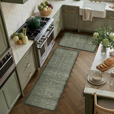 Tapete cocina antifatiga verde 17.3x59pulg
