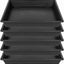 5 Platillos Cuadrados Plástico 6-20pulg para Plantas Resistente
