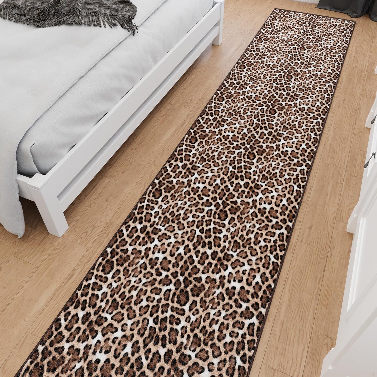Alfombra pasillo 2'7"x10' antideslizante pelo bajo