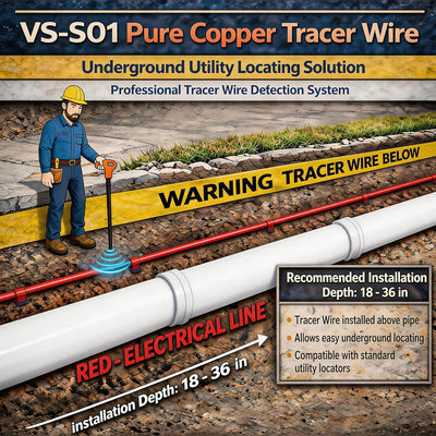 Cable trazador 14 AWG cobre sólido resistente corrosión