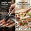 Pinzas parrilla 7pulg acero inox con bloqueo