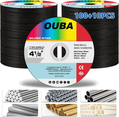 Rueda corte 4-1/2 pulg discos 10010 para metal acero inox