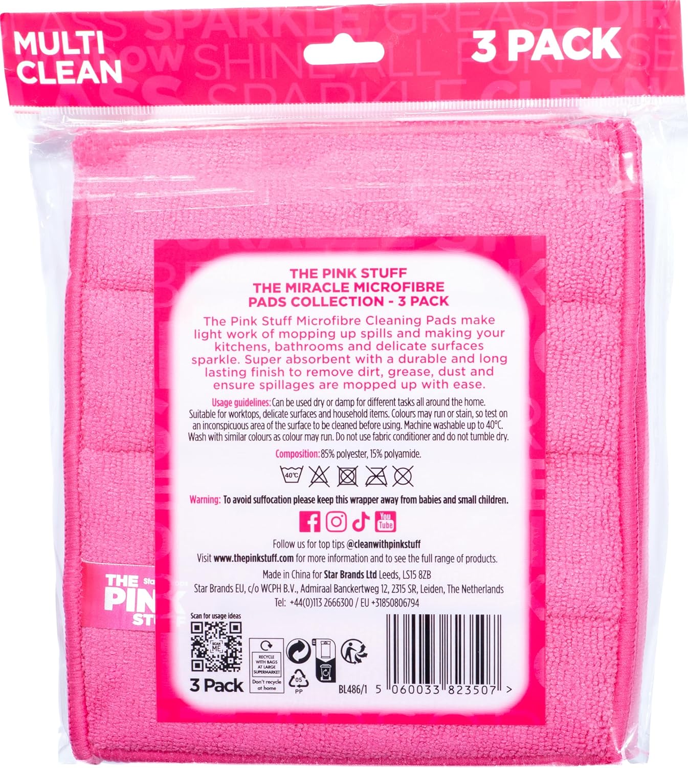 Almohadillas microfibra Miracle 3 Pzas