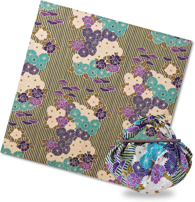 Bolsa tela furoshiki 100% algodón Japón 27.56x39.4pulg