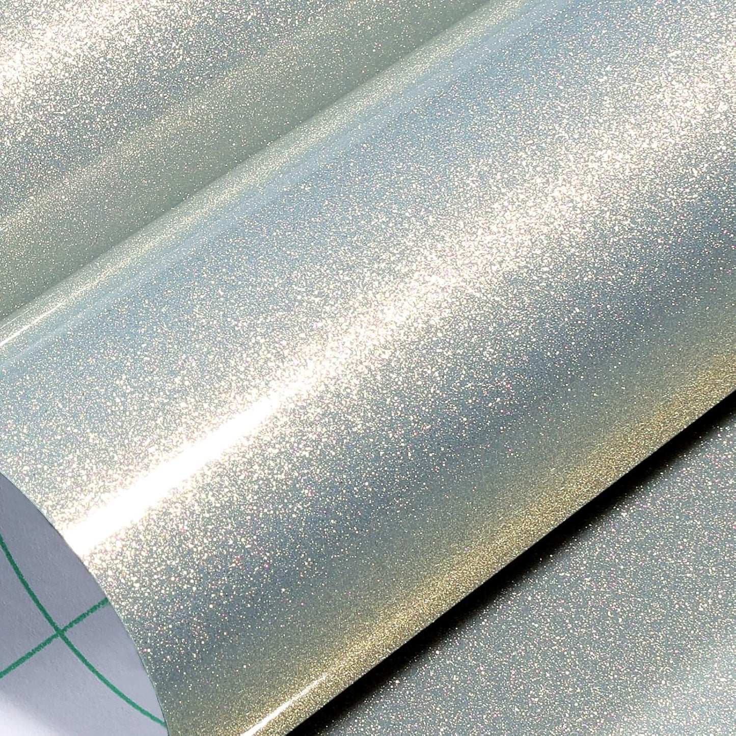 Papel tapiz azul claro purpurina brillante iridiscente