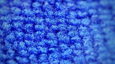 Paquete 6 paños microfibra absorbentes 12x12pulg azul