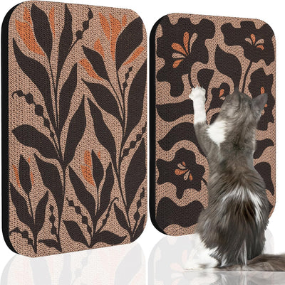 2 Rascadores para gatos de pared 16.7x11pulg negro