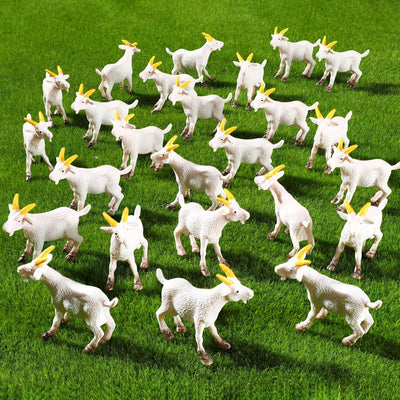 50 Figuras Cabra Resina Decoración Jardín Miniaturas