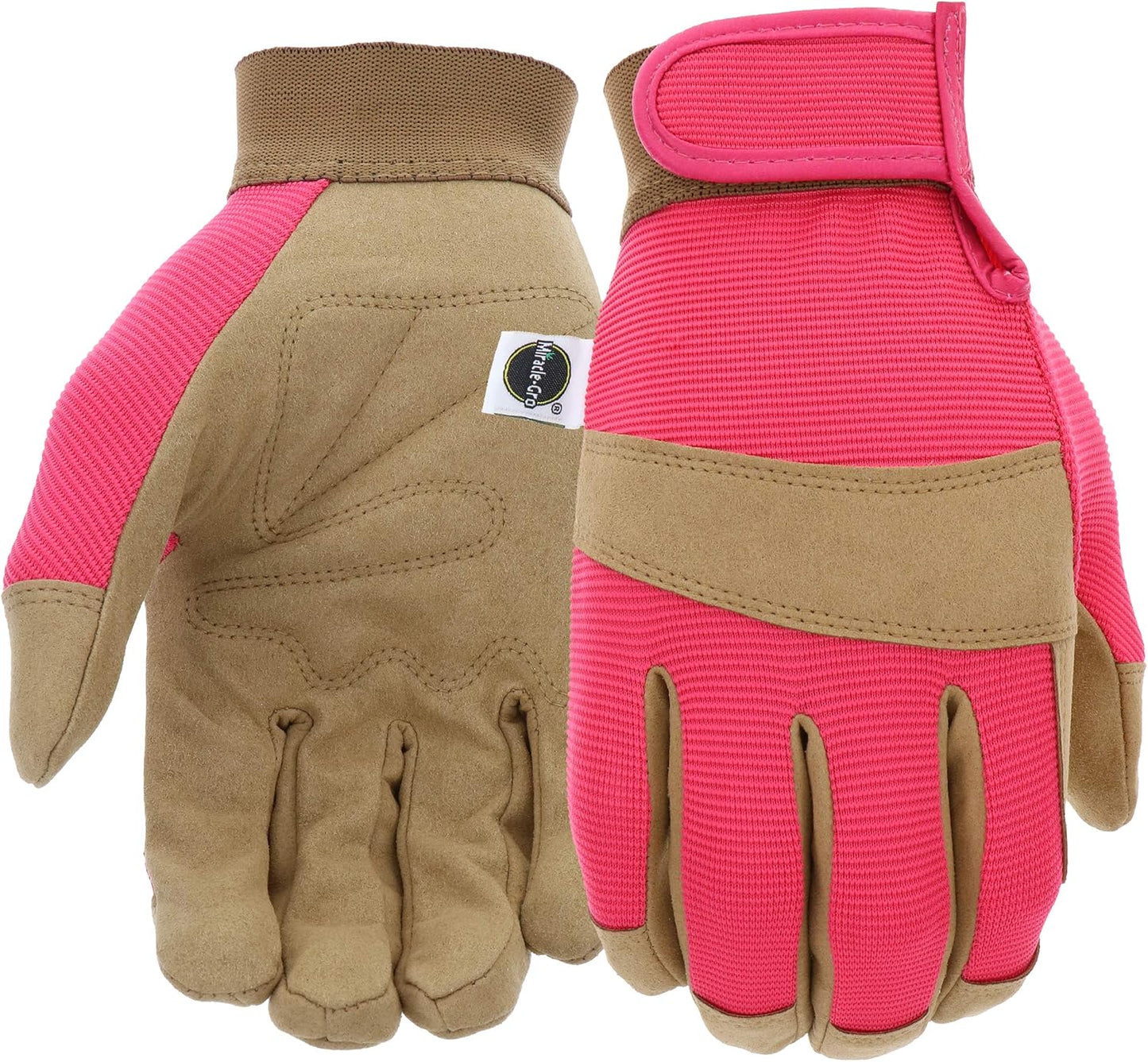 Guantes acolchados piel sintética elastano ajustables 1 unidad