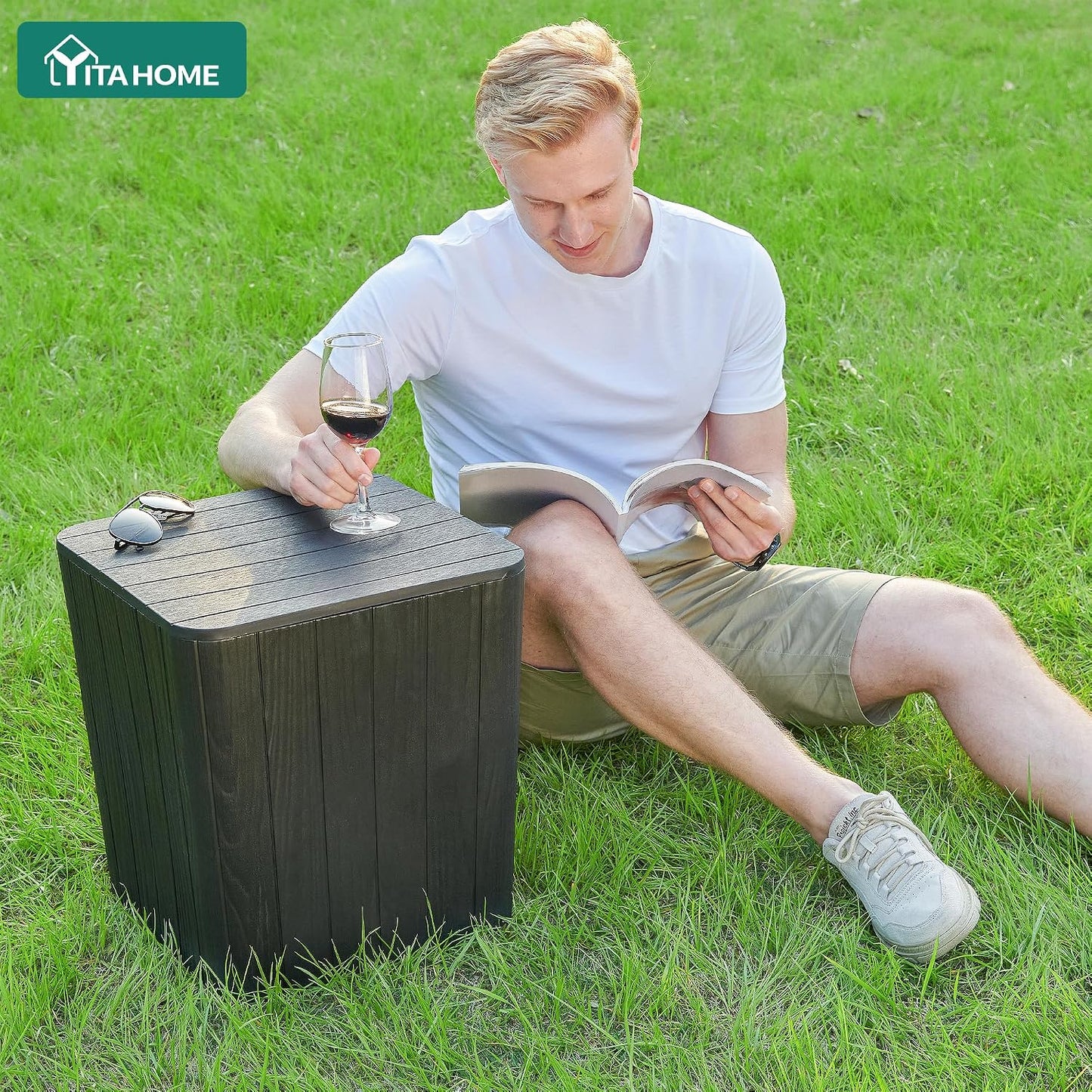 Caja resina 11.5gal tapa extraible impermeable