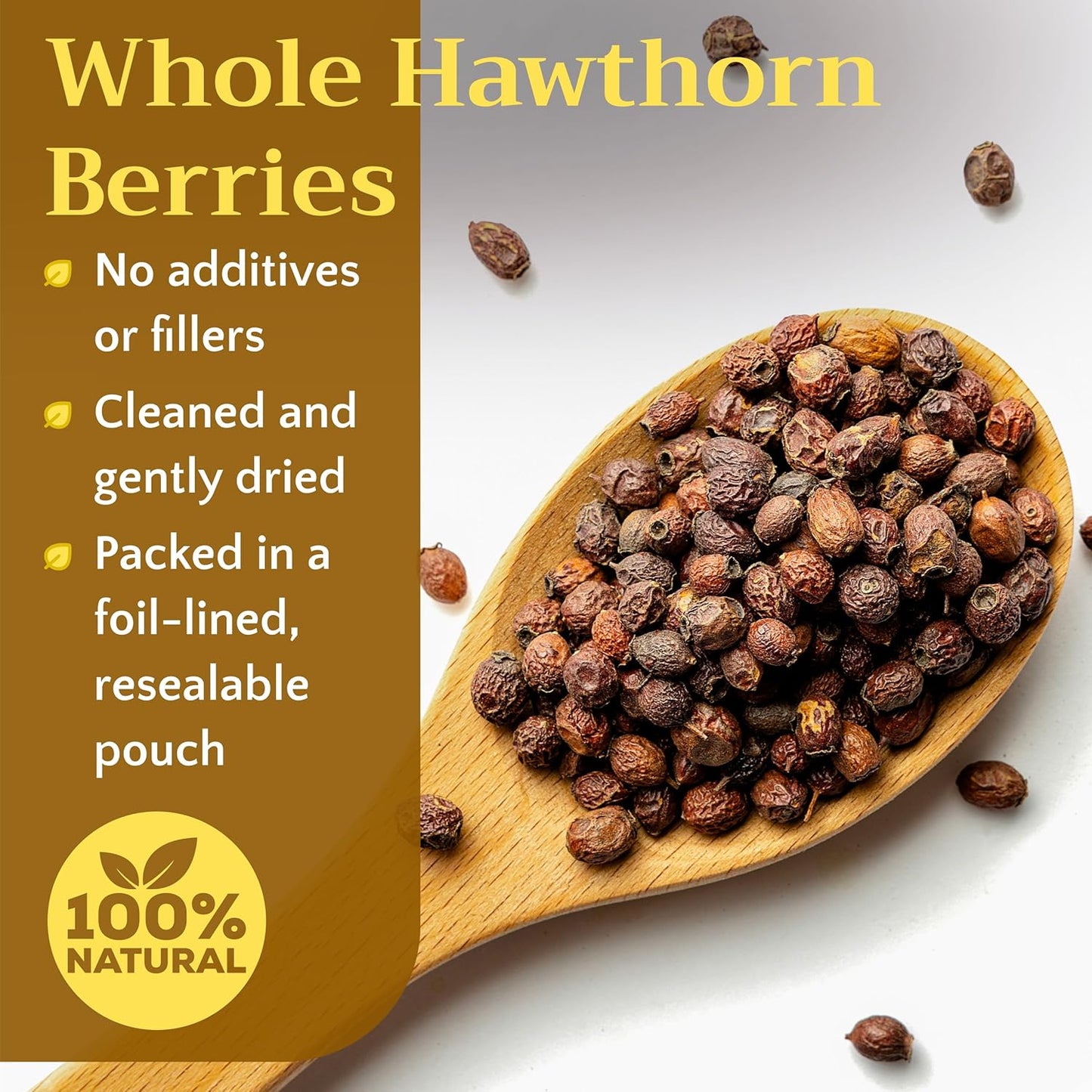 Té de bayas de espino crataegus monogyna 8oz