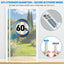 Puerta mosquitera magnética lateral 36x80pulg