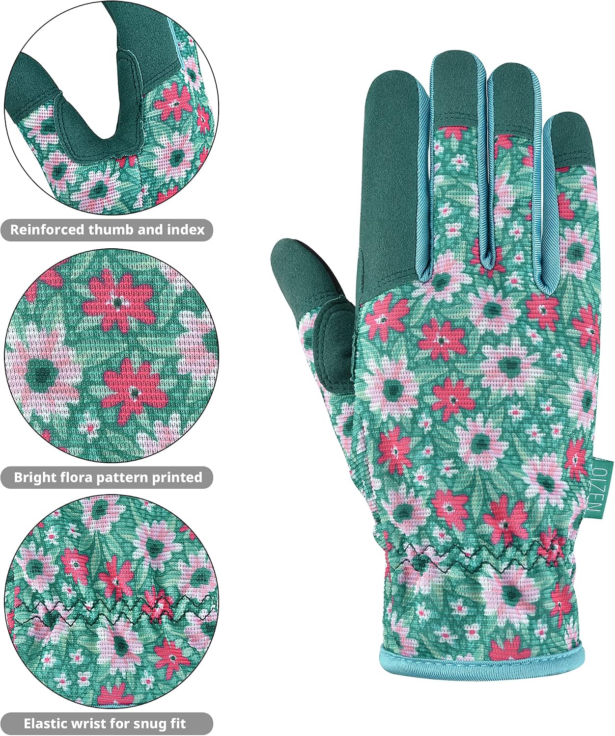 Guantes jardinería tactiles resistentes espinas talla L