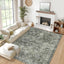 Alfombra comedor 10x13ft vintage lavable resistente manchas