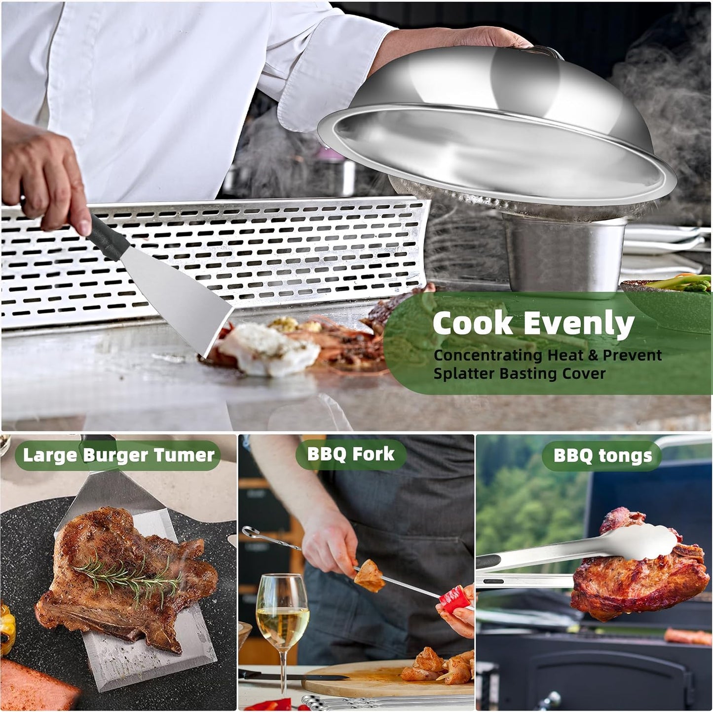 Kit 42 Pzas Accesorios Parrilla Blackstone y Camp Chef