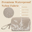 Bolsa cosméticos impermeable plegable 5 gris claro
