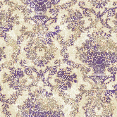 Papel tapiz floral autoadhesivo extraíble impermeable 17.3x118