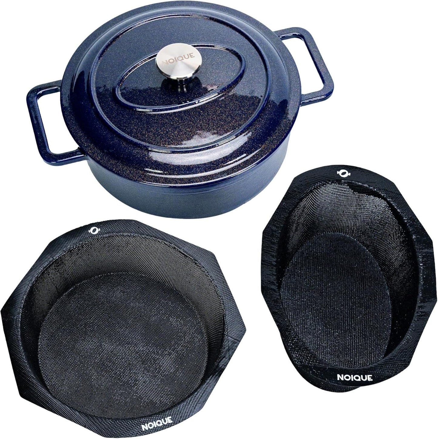 Horno holandés hierro fundido esmaltado 4qt