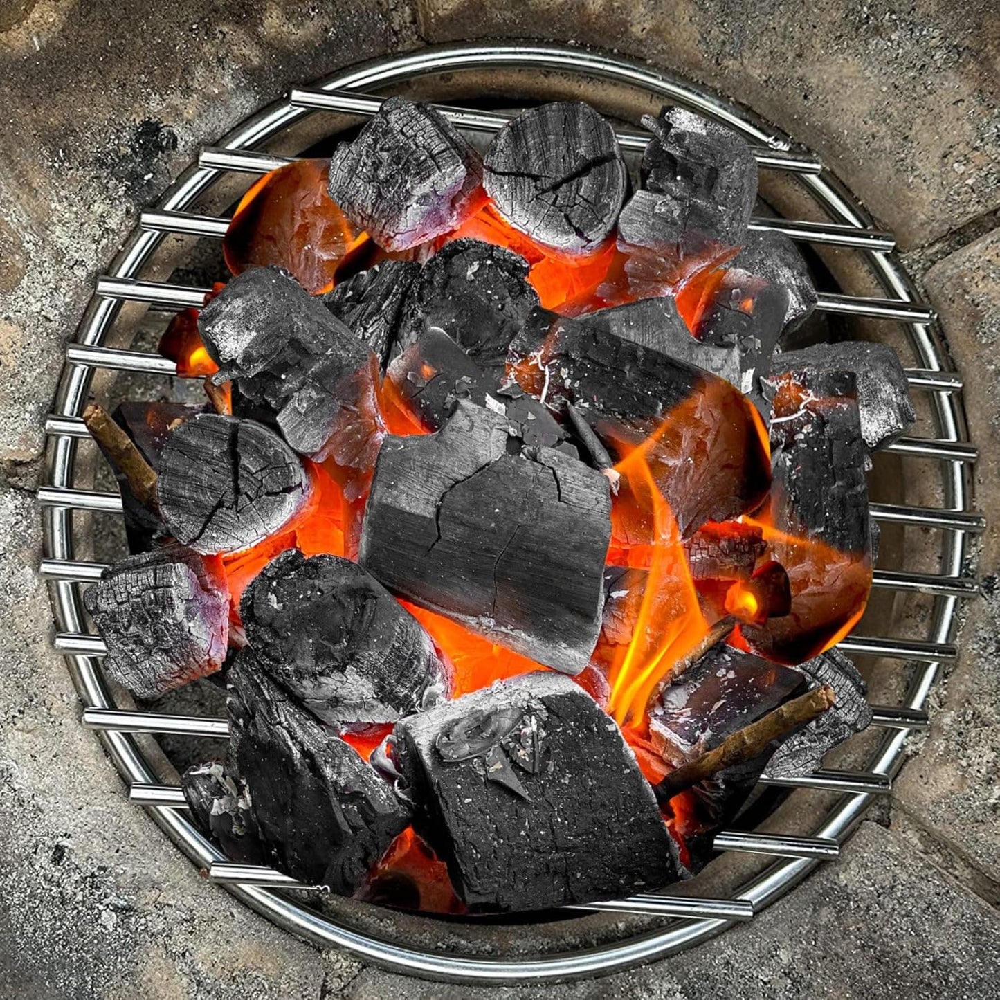 Parrilla acero inox para Big Green Egg 9pulg