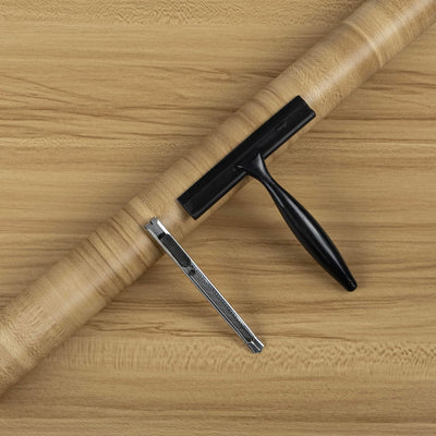 Papel contacto grano madera 17.7x236pulg autoadhesivo para pared
