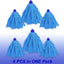 6 Pzas Trapeador Microfibra Azul Comp 0.8pulg