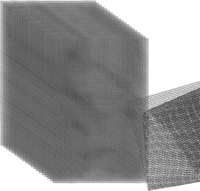 20 Pzas Malla Drenaje Bonsái 30x20cm