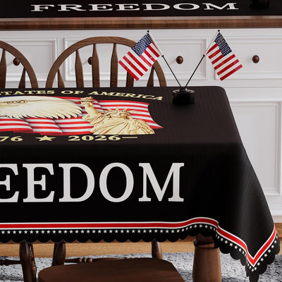 Mantel conmemorativo 250 aniversario Estados Unidos 1776-2026