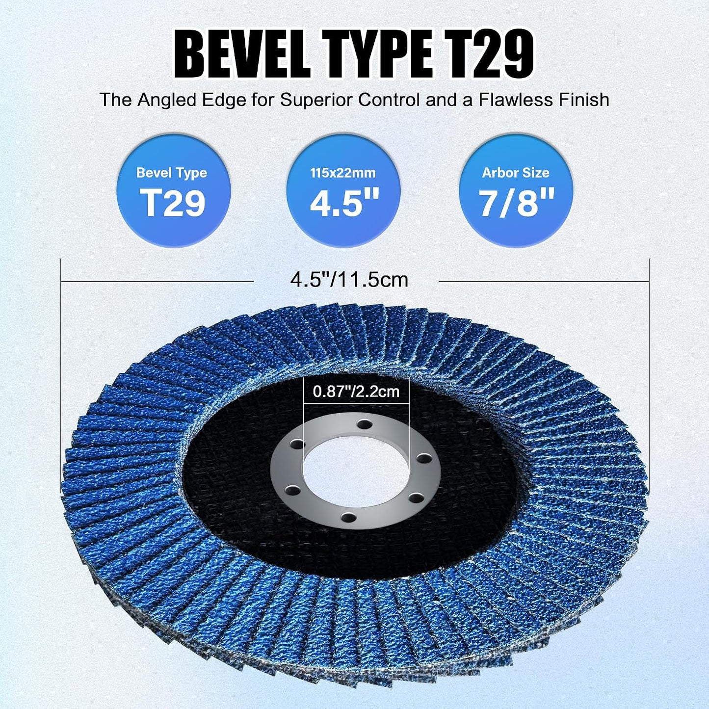 Set 25 Discos Lijado Metal Grano 40-120 T29