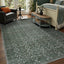 Alfombra Machine Azul Oscuro-Negro 4x6