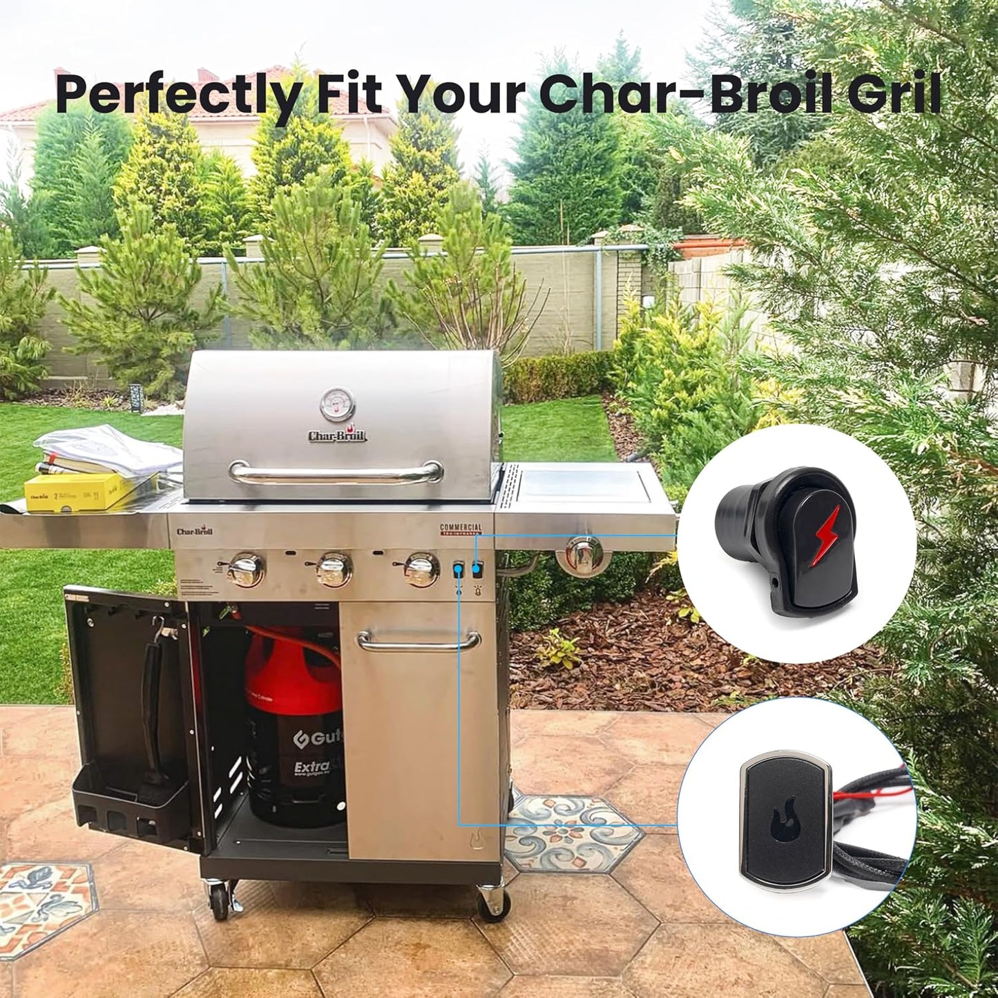 Kit repuesto encendedores parrilla Charbroil G511-0055-W1