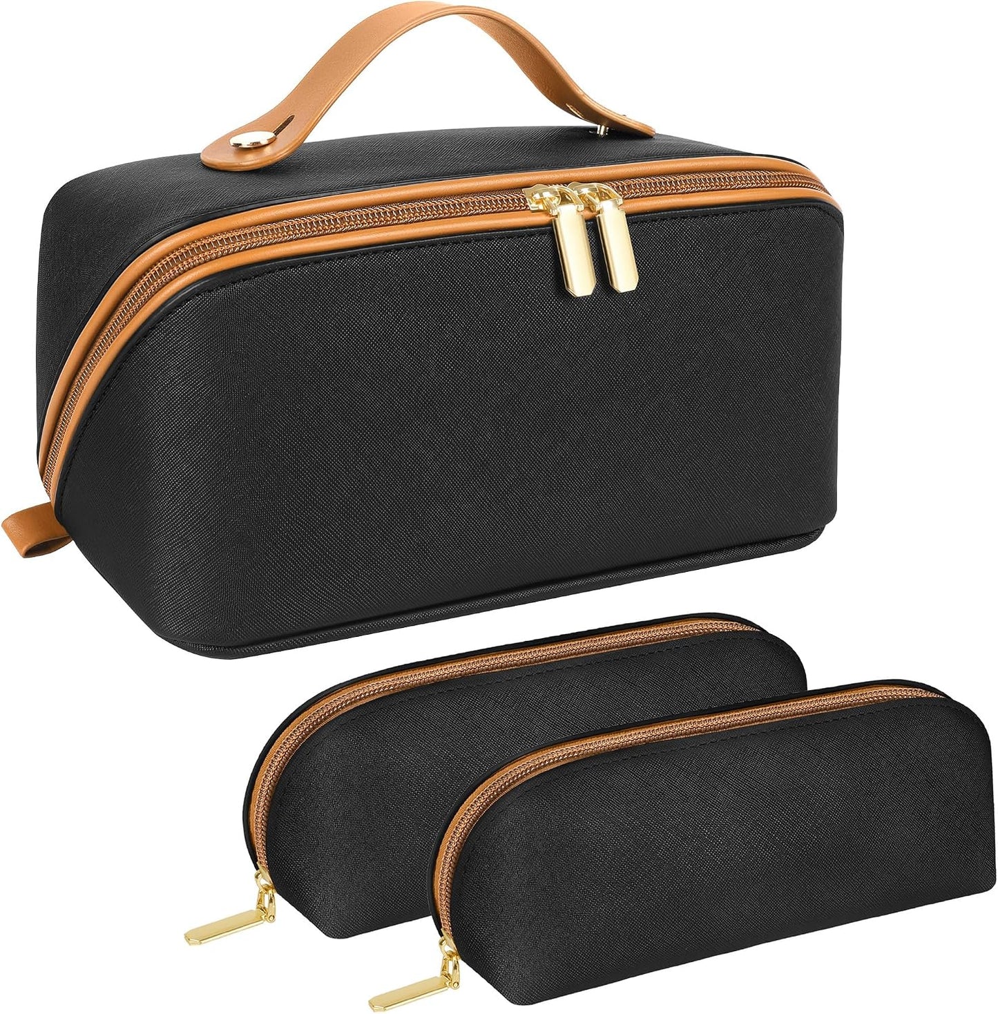2 Bolsas Maquillaje Viaje Organizadoras Impermeables