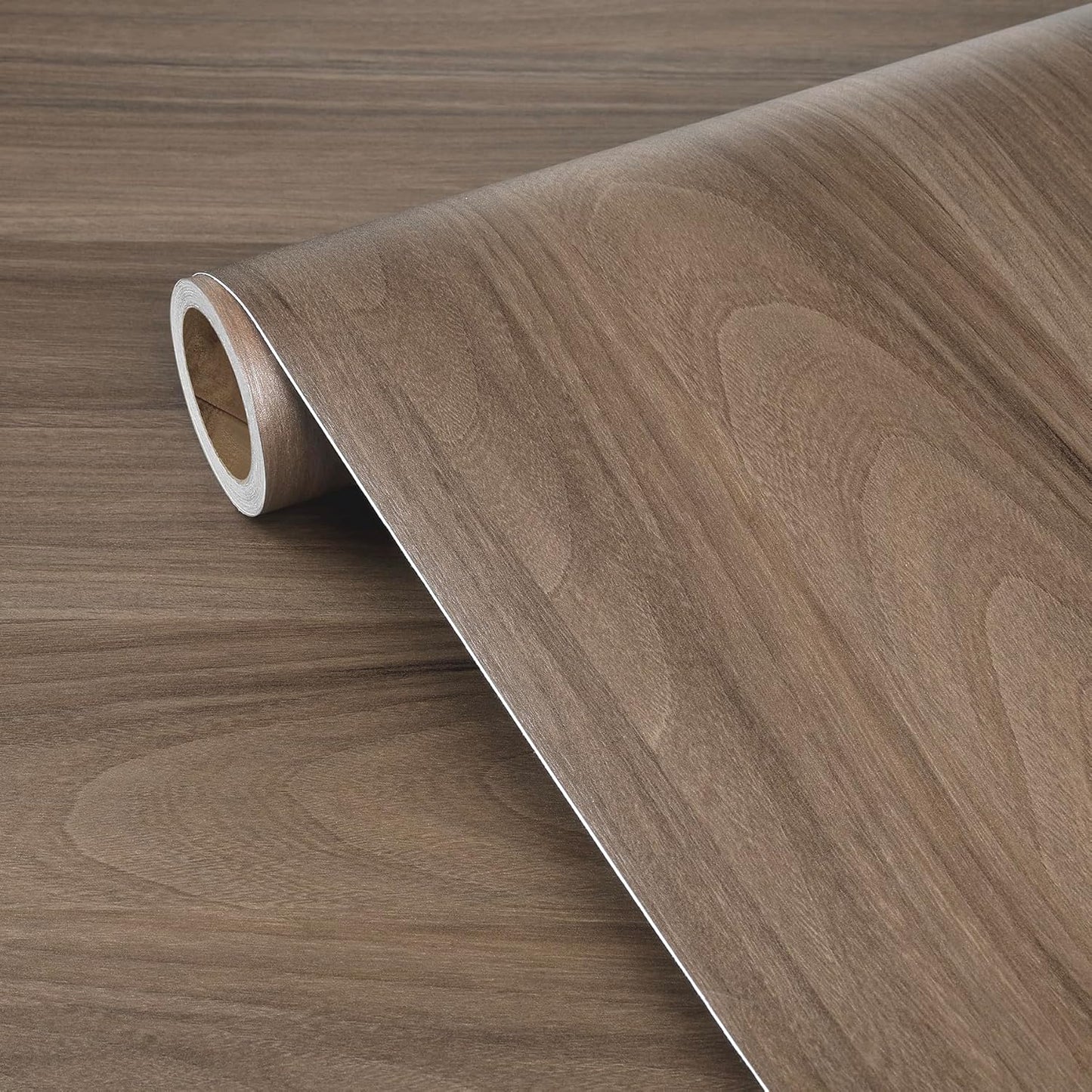 Papel contacto madera clara impermeable 17.7x120pulg